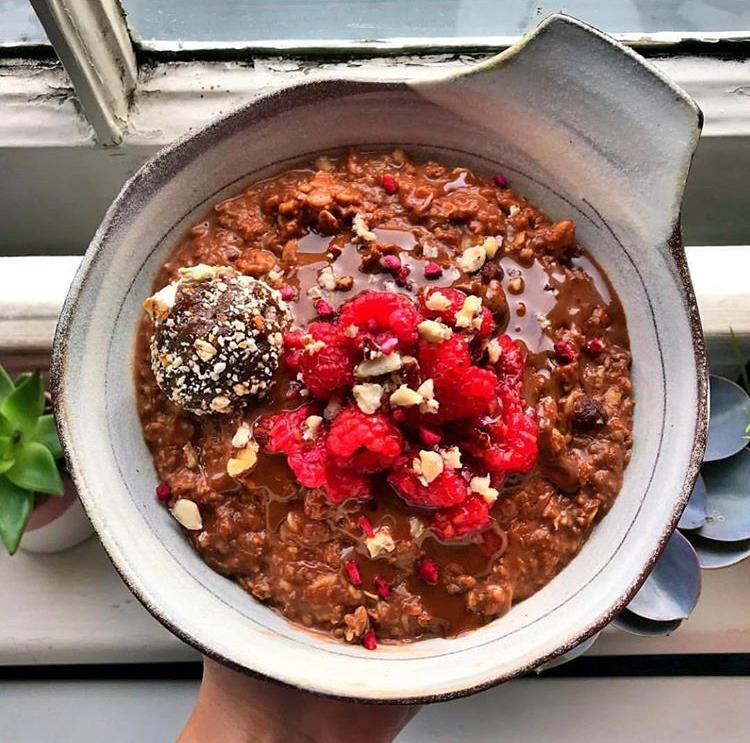 vegan-protein-baking-chocolate-protein-bowl